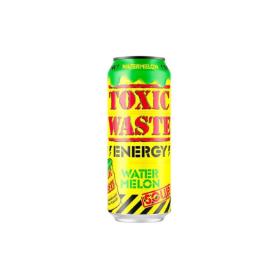 Toxic Waste energetický nápoj s příchutí vodního melounu 500ml Toxic Waste energetický nápoj s příchutí vodního melounu 500ml