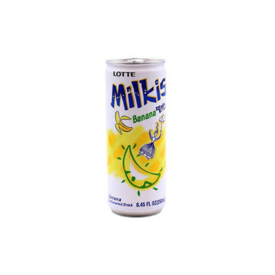 *LOTTE Milkis Soft Drink Banana 250ml
