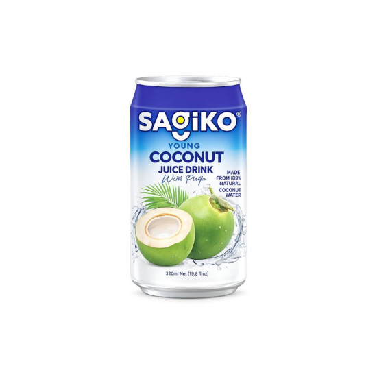 SAGIKO Young Coconut Drink with Pulp 320ml SAGIKO Young Coconut Drink with Pulp 320ml