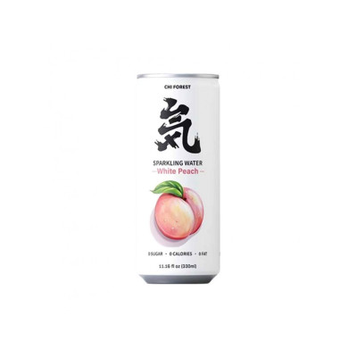 CHI FOREST Sparkling Water White Peach 330ml CHI FOREST Sparkling Water White Peach 330ml