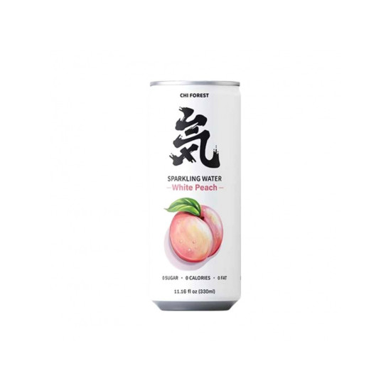 CHI FOREST Sparkling Water White Peach 330ml