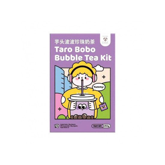 Tokimeki Bubble Tea Kit Taro 255g Tokimeki Bubble Tea Kit Taro 255g