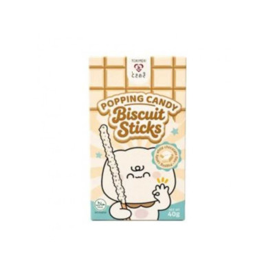Tokimeki Biscuit Popping Stick White Choco 40g Tokimeki Biscuit Popping Stick White Choco 40g