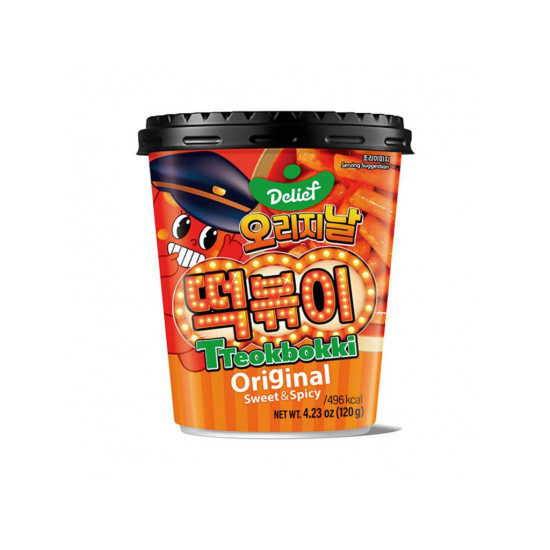 Delief Tteokbokki Cup Original Sweet & Spicy 120g