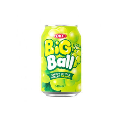 OKF Big Ball Grape Drink 340ml OKF Big Ball Grape Drink 340ml