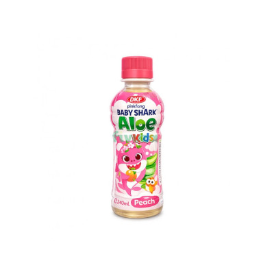 OKF Aloe Baby Shark Peach 240ml OKF Aloe Baby Shark Peach 240ml