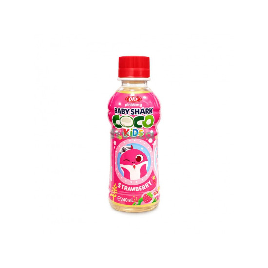OKF Coco Baby Shark Strawberry 240ml OKF Coco Baby Shark Strawberry 240ml