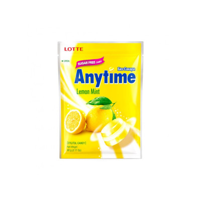 Lotte Anytime Citron Mint 60g Lotte Anytime Citron Mint 60g