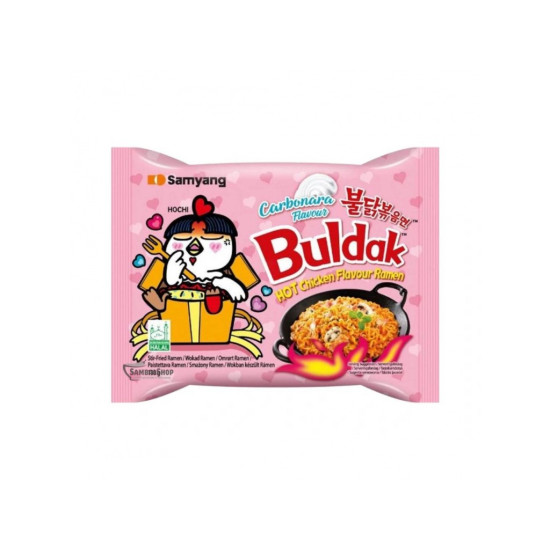 Samyang Buldak Hot Chicken Ramen Carbonara 130g**