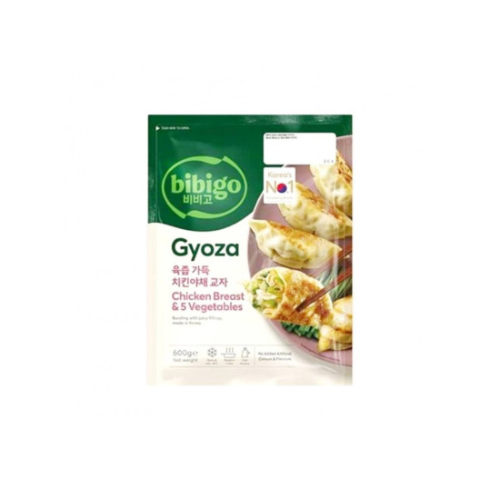 BIBIGO  Gyoza Chicken Breast&5 Vegetables 600g
