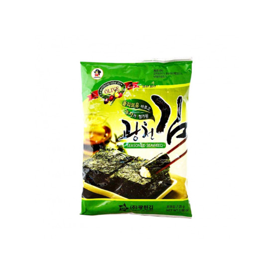 Kwangcheon Seasoned Laver Olive 25g