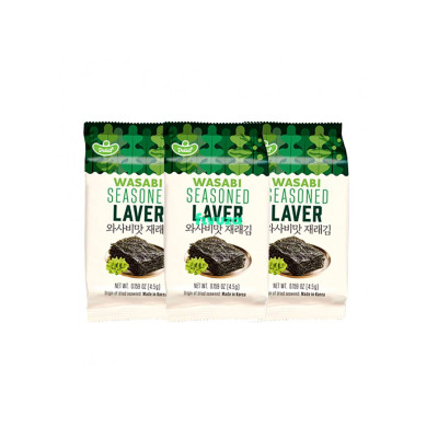 Delief Wasabi Seasoned Laver (3ks x 4,5g) 13,5g