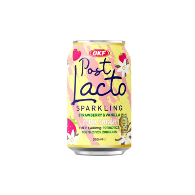 OKF Soda Zero Sugar Strawberry Vanilla 350ml