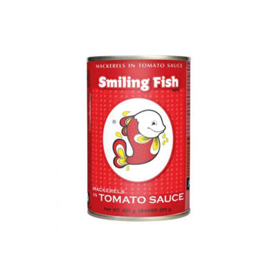 Smiling Fish Fried Mackerel in Tomato Sauce 425g Smiling Fish Fried Mackerel in Tomato Sauce 425g