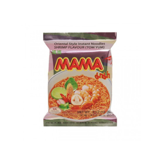 Mama Instant Noodles Tom Yum Shrimp 60g Mama Instant Noodles Tom Yum Shrimp 60g