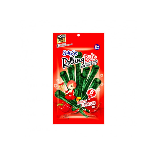 Seleco Seaweed Snack Roll Spicy 28g