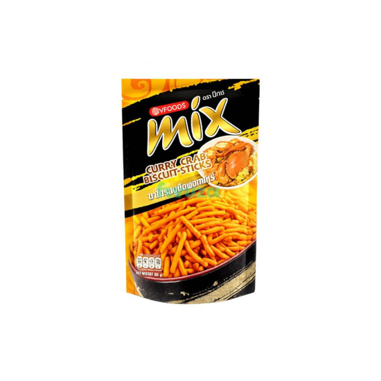 VFOODS Biscuit Sticks Crab Curry Flavour 50g