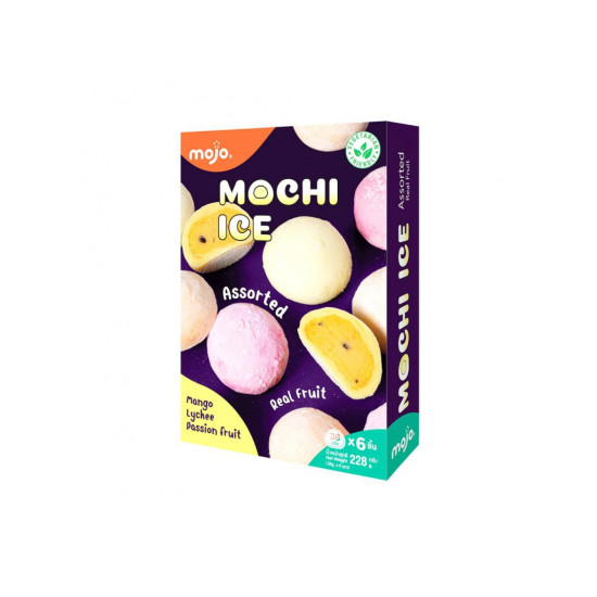 Mojo Mochi Ice Assorted Flavors 228g