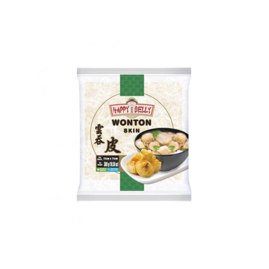 Happly Belly Wonton Skin 11cm 300g