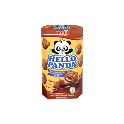 Meiji Hello Panda Cacao Biscuit Choco Filling 50g