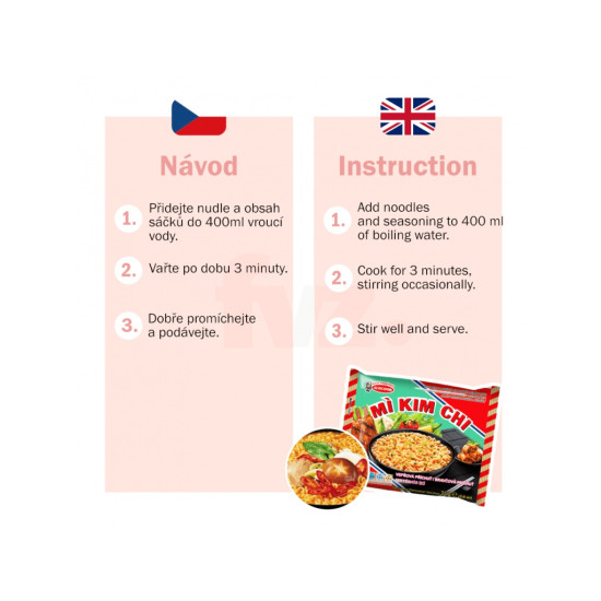 Mi Kim Chi Inst. pol. Vepřová 75g Mi Kim Chi Inst. pol. Vepřová 75g