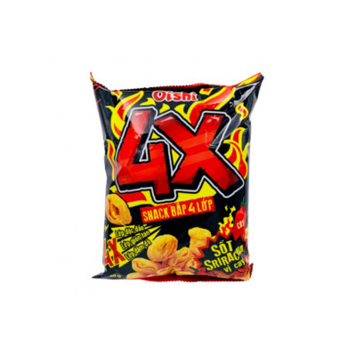 *OISHI 4X Pálivé Křupky s Příchutí Srirachi 40g
