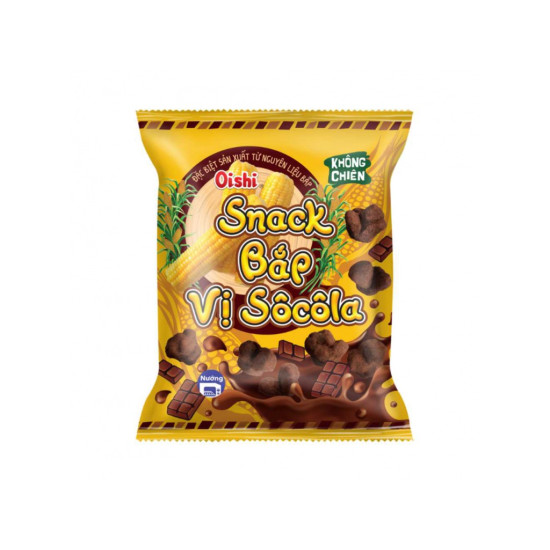 Oishi Chocolate Flavor Corn Snack 68g* Oishi Chocolate Flavor Corn Snack 68g*