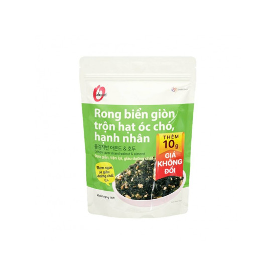 O’Food Crispy Walnut&Almond with Seaweed 40g*