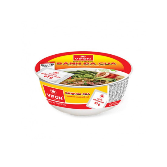 *Vifon Hoang Gia Inst.ryz nudle Crab Bowl 125g