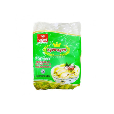 VIFON ngon ngon Široké Rýžové Nudle 500g