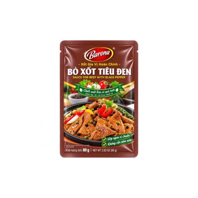 Barona Bo Xot Tieu Den 80g*