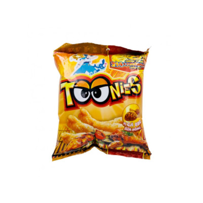 *ORION TOONIES Křupky s Kuřecí BBQ Příchutí 38g