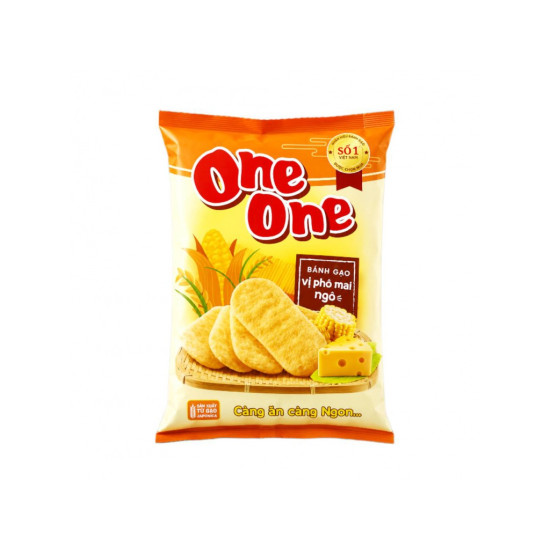 One One Rýžové Krekry s Příchutí Sýra 118g* One One Rýžové Krekry s Příchutí Sýra 118g*