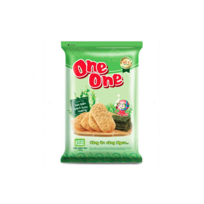 One One Rýžové Krekry s příchutí mořské řasy 104g*