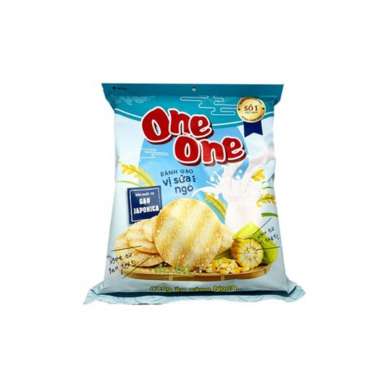 *One One Rýžové Krekry Mléčná Kukuřice 120g