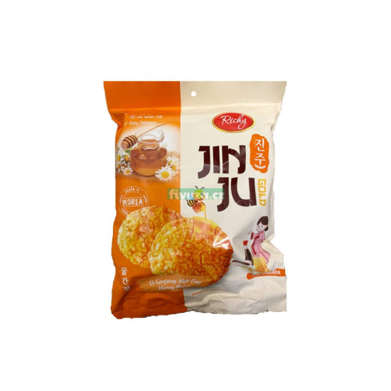 Jin Ju Rice Cracker Honey Flavor 120g* Jin Ju Rice Cracker Honey Flavor 120g*