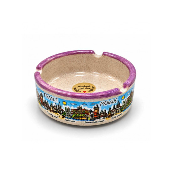 Ashtray Prague 10cm 91035 HM Ashtray Prague 10cm 91035 HM