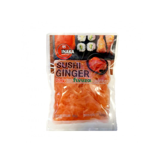Inaka Růžový Sushi Zázvor 120g