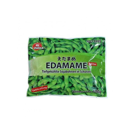 Inaka Edamame with shell (no Salt) 500g Inaka Edamame with shell (no Salt) 500g