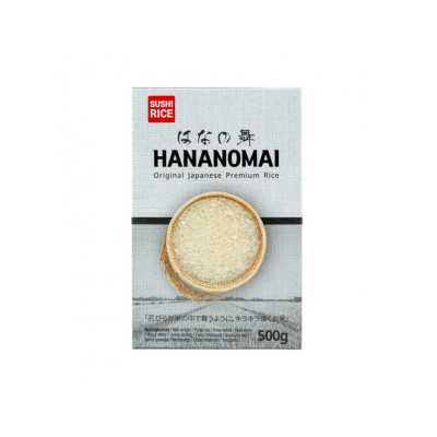 Hananomai Japonská Bílá Sushi Rýže 500g
