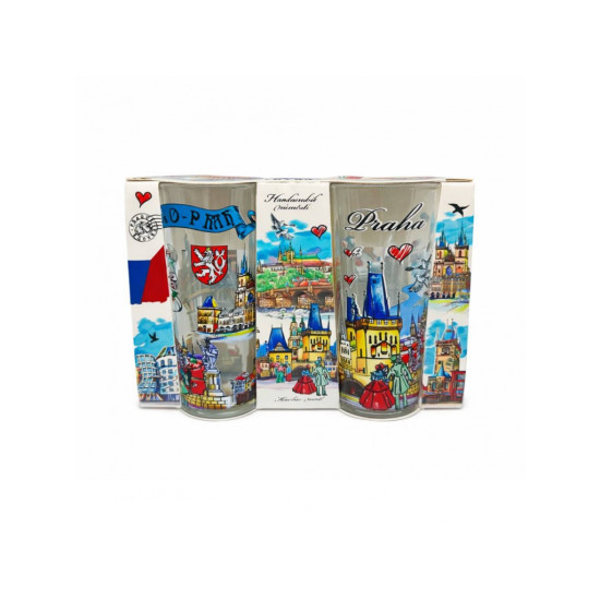 Shot Glass Prague x 2 CQ085